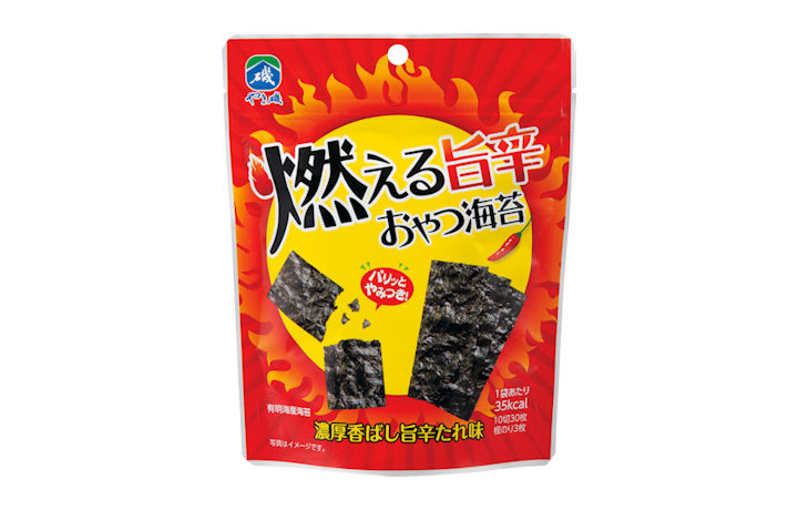 おやつ海苔燃える旨辛味 やま磯